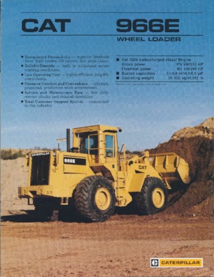 Cargadoras de ruedas Caterpillar 966E