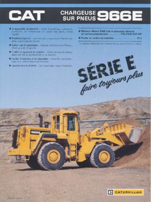 Cargadoras de ruedas Caterpillar 966E
