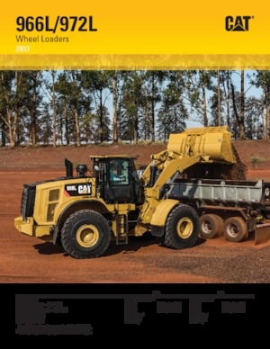 Cargadoras de ruedas Caterpillar 972L