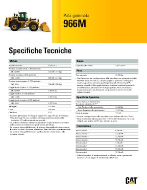 Cargadoras de ruedas Caterpillar 966M