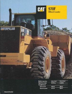 Cargadoras de ruedas Caterpillar 970F