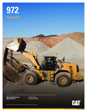 Cargadoras de ruedas Caterpillar 972
