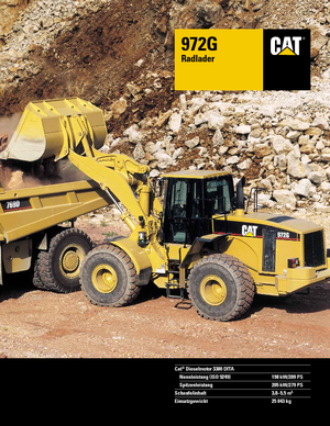 Cargadoras de ruedas Caterpillar 972 G