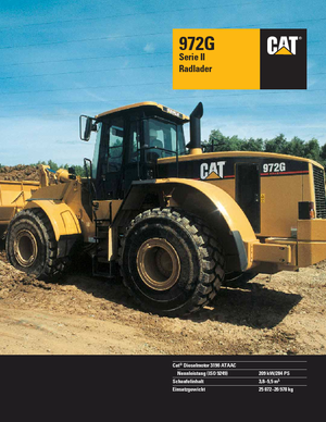 Cargadoras de ruedas Caterpillar 972 G II