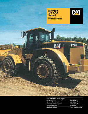 Cargadoras de ruedas Caterpillar 972 G II