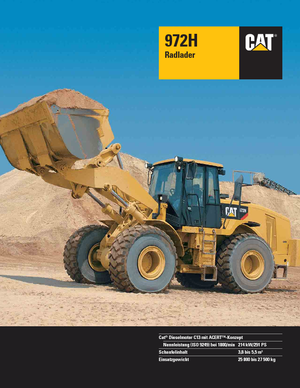 Cargadoras de ruedas Caterpillar 972H