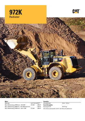 Cargadoras de ruedas Caterpillar 972K