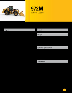 Cargadoras de ruedas Caterpillar 972M