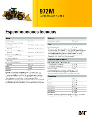 Cargadoras de ruedas Caterpillar 972M