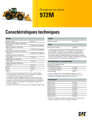 Cargadoras de ruedas Caterpillar 972M