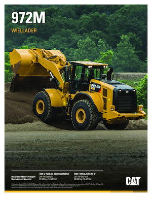 Cargadoras de ruedas Caterpillar 972M
