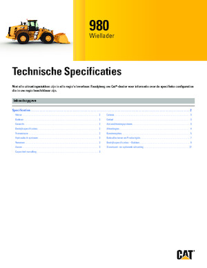 Cargadoras de ruedas Caterpillar 980