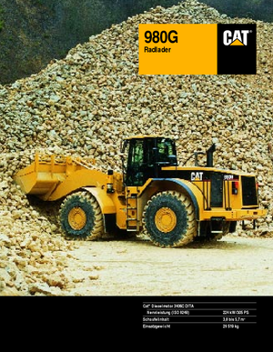 Cargadoras de ruedas Caterpillar 980 G
