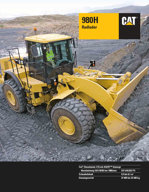 Cargadoras de ruedas Caterpillar 980H