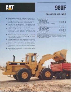 Cargadoras de ruedas Caterpillar 980F