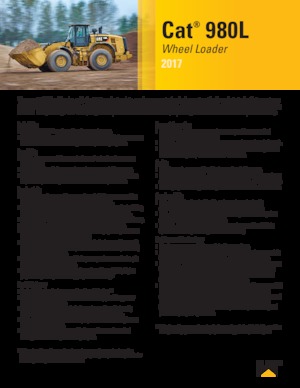 Cargadoras de ruedas Caterpillar 980L