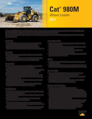 Cargadoras de ruedas Caterpillar 980M