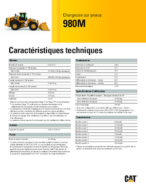 Cargadoras de ruedas Caterpillar 980M