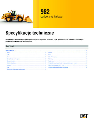 Cargadoras de ruedas Caterpillar 982