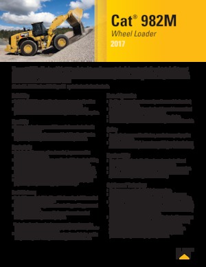 Cargadoras de ruedas Caterpillar 982M