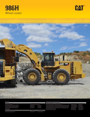 Cargadoras de ruedas Caterpillar 986H