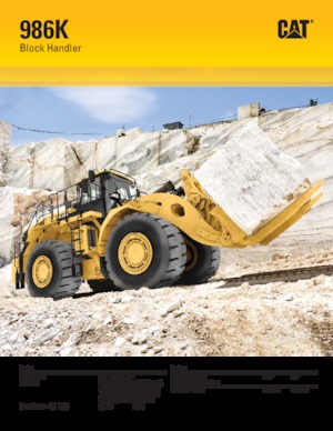 Cargadoras de ruedas Caterpillar 986K