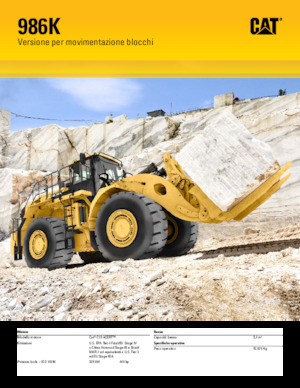 Cargadoras de ruedas Caterpillar 986K