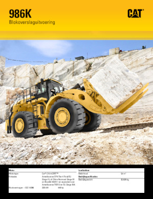 Cargadoras de ruedas Caterpillar 986K