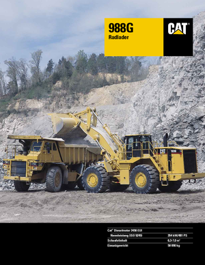 Cargadoras de ruedas Caterpillar 988 G