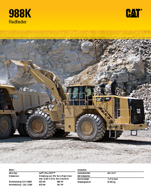 Cargadoras de ruedas Caterpillar 988K