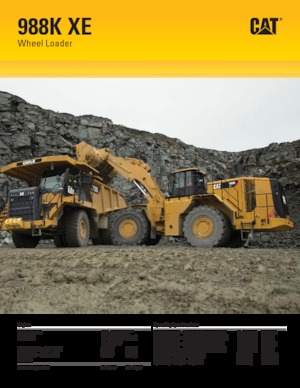 Cargadoras de ruedas Caterpillar 988K XE
