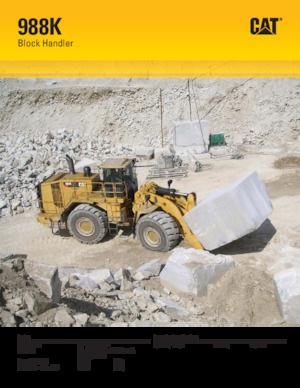 Cargadoras de ruedas Caterpillar 988K