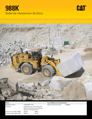 Cargadoras de ruedas Caterpillar 988K