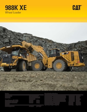 Cargadoras de ruedas Caterpillar 988K XE