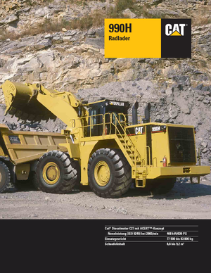 Cargadoras de ruedas Caterpillar 990H