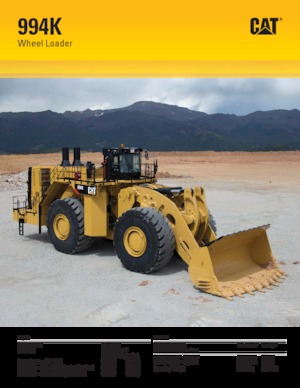 Cargadoras de ruedas Caterpillar 994K