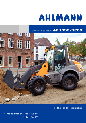 Cargadoras de ruedas Ahlmann AF 1050