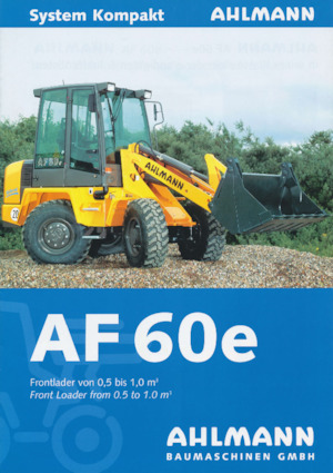 Cargadoras de ruedas Ahlmann AF 60 e
