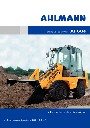 Cargadoras de ruedas Ahlmann AF 60 e