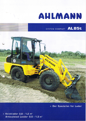 Cargadoras de ruedas Ahlmann AL 85 t