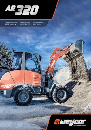 Cargadoras de ruedas weycor AR 320