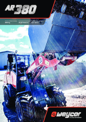 Cargadoras de ruedas weycor AR 380
