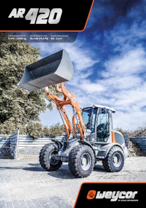 Cargadoras de ruedas weycor AR 420