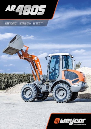 Cargadoras de ruedas weycor AR 480 S