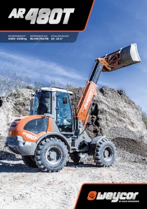 Cargadoras de ruedas weycor AR 480 T