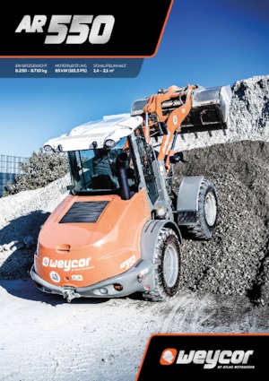 Cargadoras de ruedas weycor AR 550