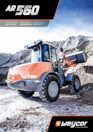 Cargadoras de ruedas weycor AR 560