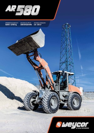 Cargadoras de ruedas weycor AR 580