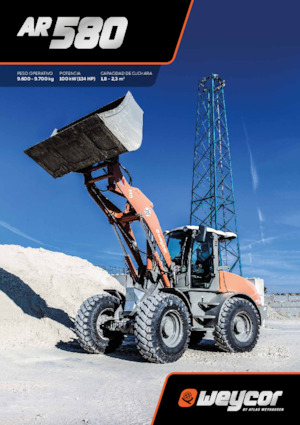 Cargadoras de ruedas weycor AR 580