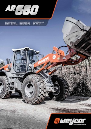 Cargadoras de ruedas weycor AR 660